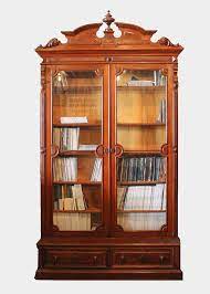 Antique Victorian Walnut Bookcase Two