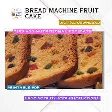 Bread Machine Fruit Cake gambar png