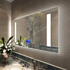 smart led bathroom backlit mirror with
