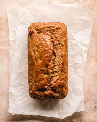 moist fluffy banana bread without