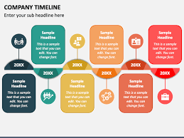 company timeline powerpoint template