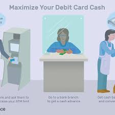 (1) withdrawal slip f you know your checking account number and have an id to verify your identity, you can fill out a withdrawal slip at your bank and you can take it to. Maximize The Cash You Get From A Debit Card