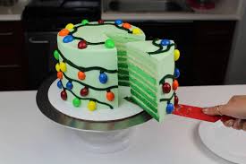 By nancy young in artwork. Christmas Lights Cake The Cutest Easiest Christmas Cake Design