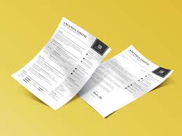 Free Minimalist Resume Template With Matching Cover Letter By Julian