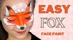 easy fox face paint tutorial with