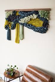 Weaving Modern Tapestry Wall Hanging