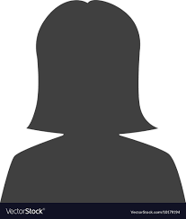 Woman profile silhouette icon Royalty ...