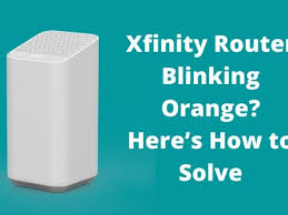 xfinity router blinking orange here s