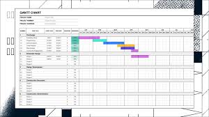 gantt chart architecture template