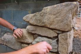 How To Build A Stone Wall With Mortar