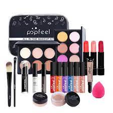 makeup kit and bag of cosmetics joom