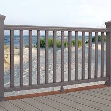 The balusters were spaced ok but ran horizonal. Trex Transcend Composite Balusters Decksdirect