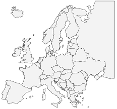 Fillable Map Of Europe Rome Fontanacountryinn Com