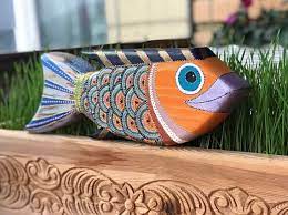 Buy Wood Fish Wall Hanging Wood Decor