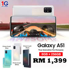 Compare up to 5 samsung mobile phones using our comparison feature. Samsung Galaxy A51 8gb 256gb Original Malaysia Set Satu Gadget Sdn Bhd