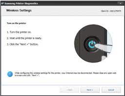 samsung printers configure wireless