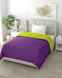 Purple Green Blankets Dohars