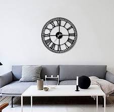 Roman Numeral Wall Clock Living Room