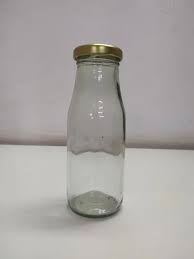 Clear Milk Shake Glass Bottles 200ml