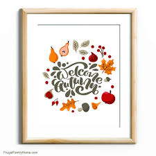 Pretty Printable Fall Wall Art For Your