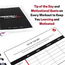 Gympad Workout Journal Fitness Book A5 Track Weights Cardio Bodybuilding More 25 Pages Of Diet Nutritional And Workout Resources