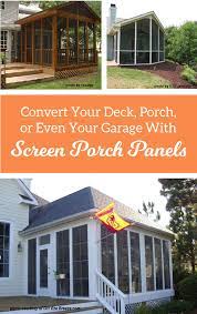 screen panels for porches versatile