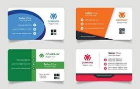 business card vector art icons and