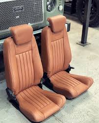 Tan Leather Fit Land Rover Defender