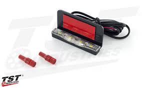 Low Profile Universal Motorcycle License Plate Light Tst Industries