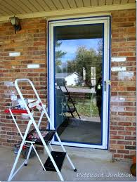 how to paint a metal framed storm door