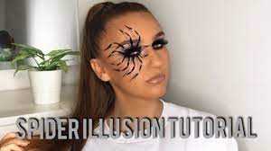 easy spider halloween makeup tutorial