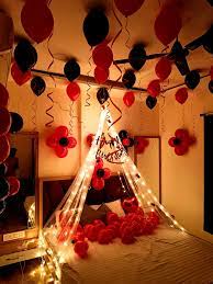 birthday room decoration for surprise