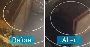 how to clean a glass cooktop with all