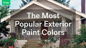 the most popular exterior paint colors