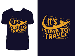 travel t shirt design template graphic