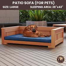 Diy Dog Bed Plans Diy Pet Bed Outdoor