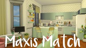 Sims 4 maxis match cc. The Sims 4 Speed Build Maxis Match House Youtube