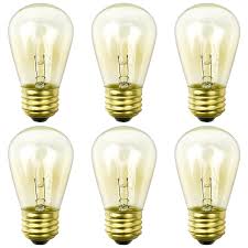 Newhouse Lighting Outdoor S14 Incandescent Replacement Bulbs 6 Pack