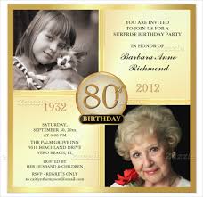 26 80th Birthday Invitation Templates Free Sample
