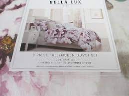 Bella Lux 3pc White Pink Peony Fl