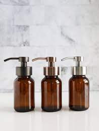 Apothecary Amber Glass Foaming Soap