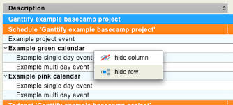 How To Hide And Show Information In Your Basecamp 2 Gantt