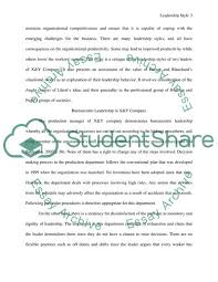 Leadership Style Essay Example Topics And Well Written