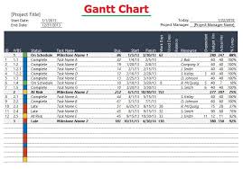 Gantt Chart Templates 7 Free Printable Word Excel