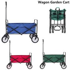 Pull Along Folding Hand Cart Garden