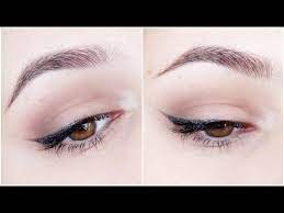 easiest winged eyeliner tutorial you