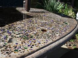 Embedding Glass In Outdoor Concrete