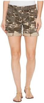 Jag Jeans Carmine Relaxed Utility Shorts In Camo Printed