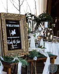 winter wedding decor with cricut