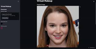 virtual makeup app show the